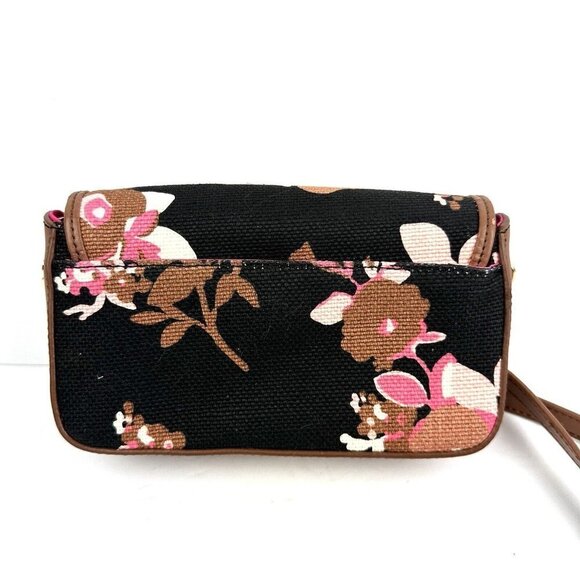 Spartina 449 Verdier Crew Phone Crossbody Bag Linen Floral Handbag Organizer - Picture 5 of 16
